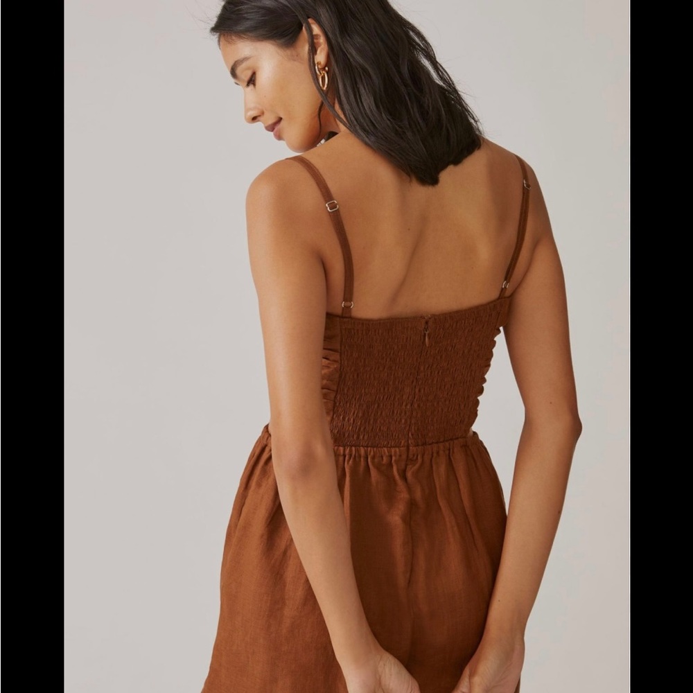 Faithful the Brand Trisha Playsuit in Cinnamon - Picture 4 of 7